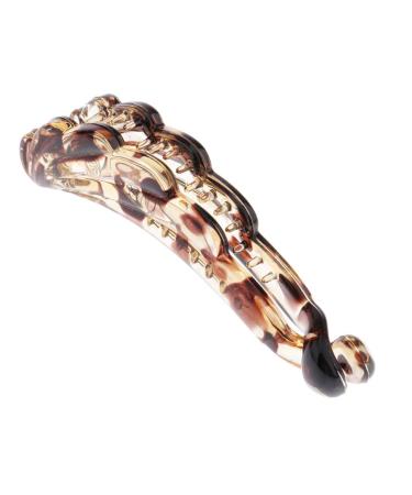 Prettyia Women's Coffee Hair Clip - Stylish Banana Clip Hair Grip & Hairpins for Perfect Hold - Buy Online on GoSupps.com
