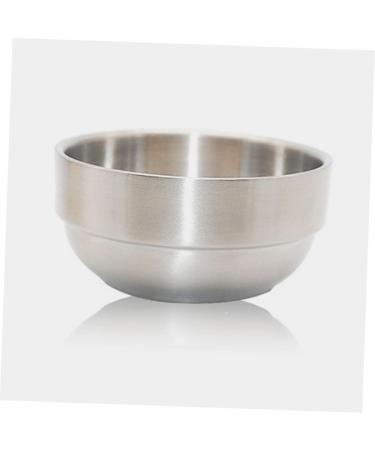 Beavorty Men's Foaming Soap Dish | Stainless Steel Razor Bowl for Shaving | Beard Care Essentials | 9x9x4.9cm Silver - Buy Online on GoSupps.com