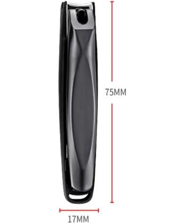 Anti-Splash Nail Clipper Stainless Steel Professional Manicure Trimmer Toe Nail Clipper with Clip Catcher Clippers (Color : S) - Buy Online on GoSupps.com