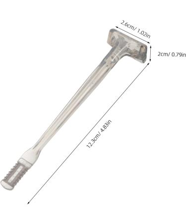 VALICLUD 2Pcs Ergonomic Double Ear Hair Trimmer for Men Women Compact Portable Manual Hair Removal Device with Round Tip for Precise Facial Care - Buy Online on GoSupps.com