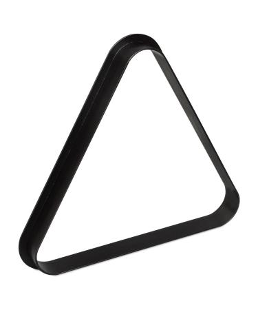 OKKO Billiard Pool Table Plastic 8 Ball Triangle Rack Black for Standard 2  Pool Balls