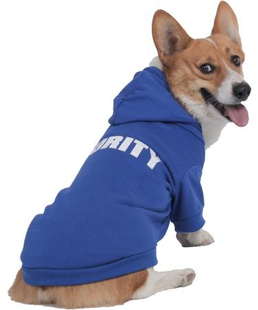 Dog Hoodie Fashion Soft Cotton Pet Hoodie Hooded Clothes Warm Autumn Winter Coat T-Shirt Costume Apparel for Small Dogs Medium Dogs (Medium Blue) Medium Blue - Buy Online on GoSupps.com