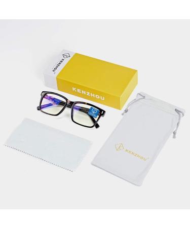 Blue Light Blocking Glasses for Men & Women | Lightweight Anti-Eyestrain Acrylic Frame - Twilight-c3 - Buy Online on GoSupps.com