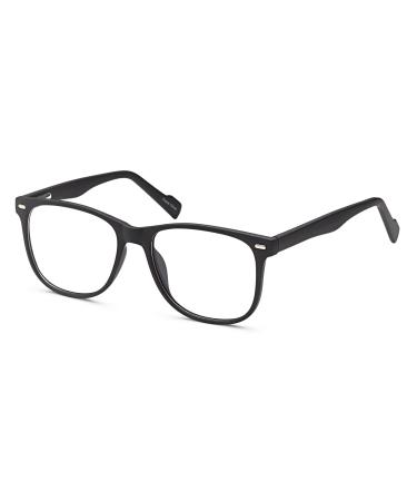 Blue Light Blocking Glasses for Women Men - Computer Screen Glasses Ease Digital Eye Strain Black