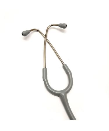 Silvery Stethoscope - Lightweight Aluminum Grey Tube - Pack of 1 | International Shipping Available - Buy Online on GoSupps.com