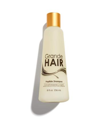 GrandeHAIR Peptide Shampoo and Conditioner  Thinning Hair Solution  Promotes Thickness and Prevents Hair Loss  Safe for Color Treated Hair  Cruelty Free  8 oz.
