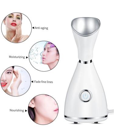 Healeved 2pcs Beauty Steaming Face Instrument Hot Spray Hydrating Facial Sprayer White - Buy Online on GoSupps.com
