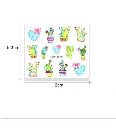 Winter Manicure Avocado Flower Anime Fruit Water Sticker Nail Sticker Nail Decals Nail Art Decoration(3) Style3 - Buy Online on GoSupps.com
