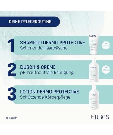 Eubos Dermo-Protective Lotion 200ml for Normal to Dry Skin | Dermatologically Confirmed Skin Tolerance | 1 Pack - Buy Online on GoSupps.com