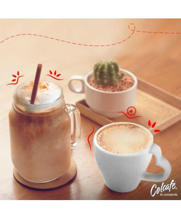 Colcafe Capuccino Instant coffee Mix (3 pack) Caramel Vanilla & hazelnut Cafe instantaneo colcafe capuccino Vainilla Avellana y Caramelo - Buy Online on GoSupps.com