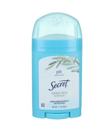 Buy Secret Shower Fresh Solid Antiperspirant Deodorant 1.7 oz - Effective All-Day Protection | International Shipping Available - Buy Online on GoSupps.com