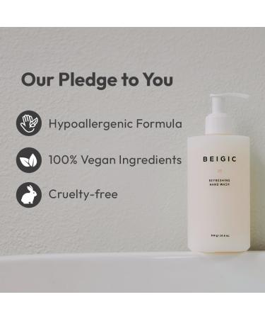 BEIGIC Refreshing Hand Wash - Vegan Foam Soap with Baobab & Lavender - Hypoallergenic for Sensitive Skin (10.6 oz - Buy Online on GoSupps.com