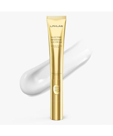 Retinol Under Eye Cream for Puffiness: Wrinkles Dark Circles Treatment with Massage Head - Anti Aging Serum with Retinol Hyaluronic Acid