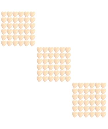Toyandona 150 Stk Log Color Peach Cherz Valentine Heart decoration pearls for bracelets Heart garland pearl heart pearls made of wood to make your own wood color child round pearls wood