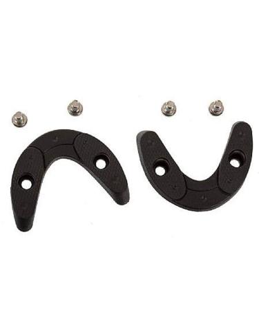 Giro Road Cycling Shoe Replacement Heel Pad Set (Black - 36-38.5)