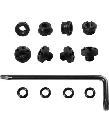 Cool Hand 1911 Grip Screws & Bushings for 1911 Full Size  Compact/Officer Pistol Grips  0.16''Slim /0.28''Standard Size  T10 Torx Key  4 O Rings  Stainless Steel Black/Gold/Silver Screws 0.16" for Slim size Bushings & Screws - Buy Online on GoSupps.com