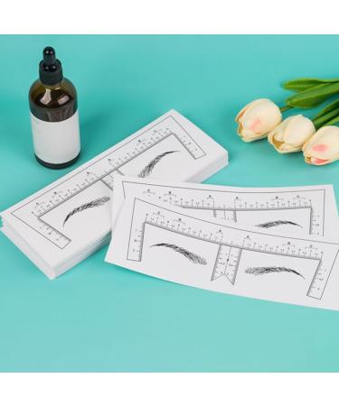 FOMIYES 10pcs Eyebrow Design Ruler Diy Eyebrow Stencil Measuring Shaper Tool Brow Ruler Drawing Tool Make up - Buy Online on GoSupps.com