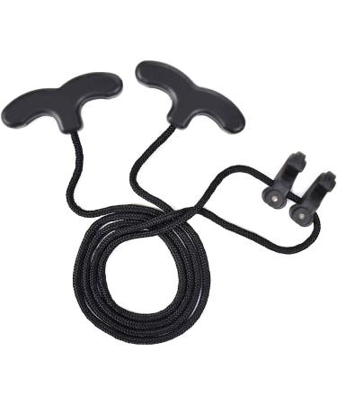 TY Archery Crossbow Cocking Device Double Handle Crossbows Rope Cocker Aid Cocking String Tool 2 finger Black