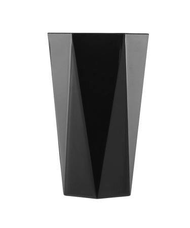 Digjobk toothbrush mug durable polypropylene bathroom toothbrush toothpaste mouthwear at home travel solid toothbrush holder drinking dishes (color: black)