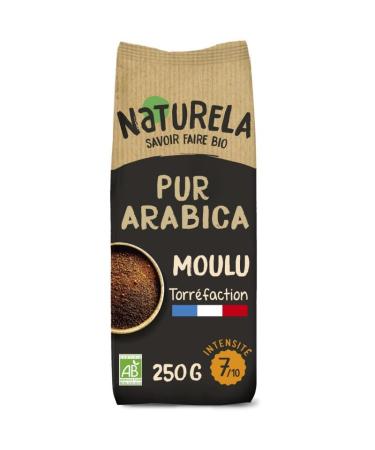 NATURELA - Caf 100% Arabica Bio Moulu 250G - Lot De 2