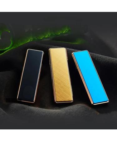 Windproof USB Arc Lighter USB Rechargeable Lighter Slim Profile Coil Lighter Plasma Dual Arc Lighter Windproof Flameless Lighter (Black) - Buy Online on GoSupps.com
