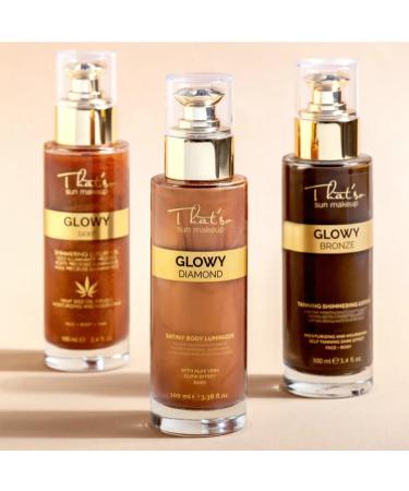 Thatso Glowy Bronze Tanning Emulsion - Foam Effect with Aloe Vera Sweet Almond Oil & Shea Butter - 100ml | International Shipping Available - Buy Online on GoSupps.com