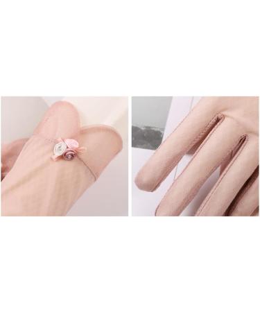 Summer Women's Driving and Cycling Gloves | Sunshade Ice Silk Lace Gloves - 31*17cm - Buy Online on GoSupps.com