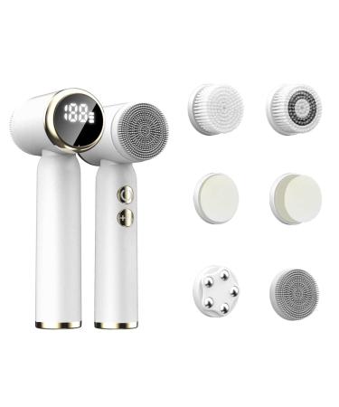 Obest facial cleaning brush electrical rechargeable with 5 waterproof brush heads for cleaning with imprints keratin face massage - Buy Online on GoSupps.com