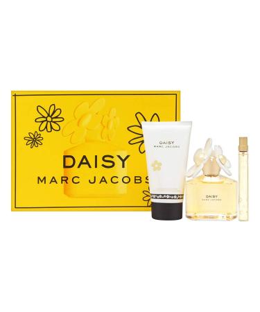 Marc Jacobs Daisy By Marc Jacobs for Women 3piece Set Includes: 3.4 Oz Eau De Toilette Spray + 5.1 Oz Luminous Body Lotion + 0.33 Oz Eau De Toilette Rollerball Pen 8.83 Ounce (Pack of 1)