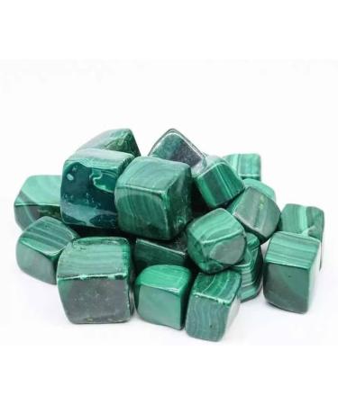 Crystal 100gNature Stripe Malachite Mini Cub Tumbles Stone 17mm-25mm for Great W Gift JZIGTDEM - Buy Online on GoSupps.com