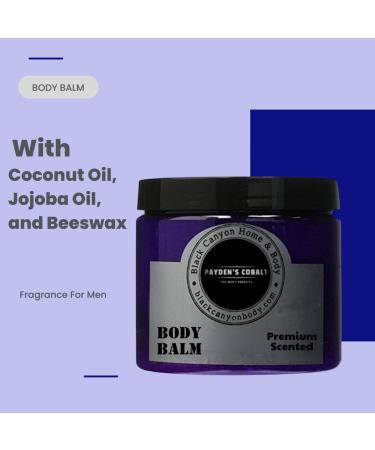 Payden's Cobalt Bergamot Fig & Leather For Men Scented Body Balm with Jojoba Oil 16 Oz - Buy Online on GoSupps.com