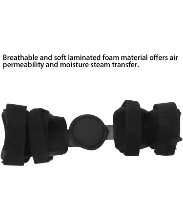 JOEBO Hinged Elbow Brace - Adjustable Stainless Steel Arm Orthosis for Injury Recovery | Breathable Support & Fixation Sling for Right Arm (Blue - Buy Online on GoSupps.com