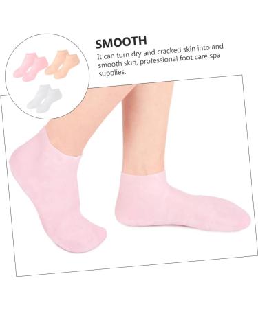 FOMIYES 3pairs Moisturizing Socks Silicone Socks for Women Spa Socks Heel Socks for Women Women s Socks Features Socks for Women Lotion Infused Womens Socks Anti-Crack Foot Socks Sebs Girl - Buy Online on GoSupps.com