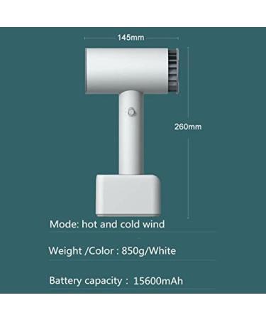 Rechargeable Cordless Hair Dryer Foldable Travel Hair Dryer Mini USB Hot/Cold Air Hair Dryer for Women Kids Camping Beaches White Constructive23 - Buy Online on GoSupps.com