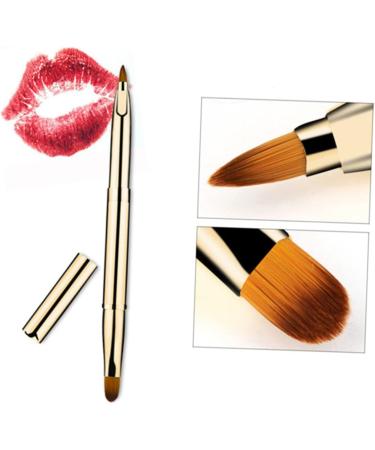 DOITOOL Cosmetic Lip Makeup Beauty Tool Kit Lip Dual End Lip Brush Double-sided Lip Brush Lip Gloss Make up Makeup Brush Retractable Lipbrush Concealer Brush Portable - Buy Online on GoSupps.com