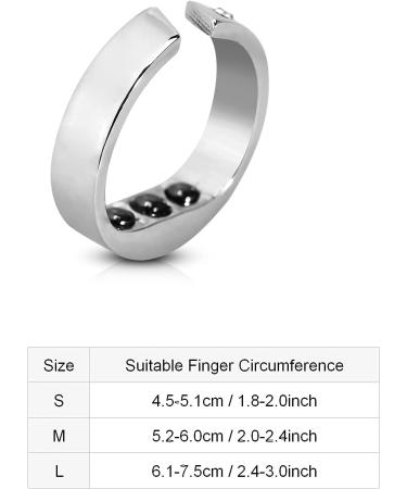 Anti Snoring Ring - Acupressure Treatment for Improved Breathing - 3 Sizes (S) - Men, Women, Children - Anti Snore Device - Buy Online on GoSupps.com