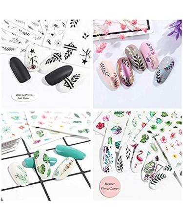 CHANGAR Nail Art Stickers Water Transfer Nail Decals Flower Leaf Plants Fruits Summer Series Design Manicure Tips 29 Sheets Nail Tips Charms Applique DIY Toenails Nail Art Decorations Accessories - Buy Online on GoSupps.com