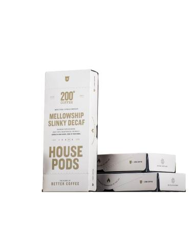 200 Degrees Mellowship Slinky Decaf Coffee Pods (30) Maple 30 count (Pack of 1)
