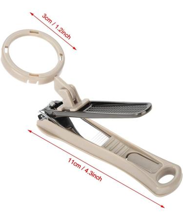 Nikou Nail Clipper - Toenail Cutter Stainless Steel Large Nail Clipper Cutter Trimmer with Magnifying Glass Manicure Tool - Buy Online on GoSupps.com