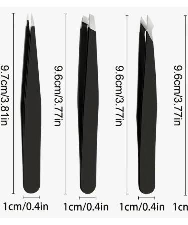 Black Stainless Steel Tweezers | Facial Hair Removal .. hair and beauty - Buy Online on GoSupps.com