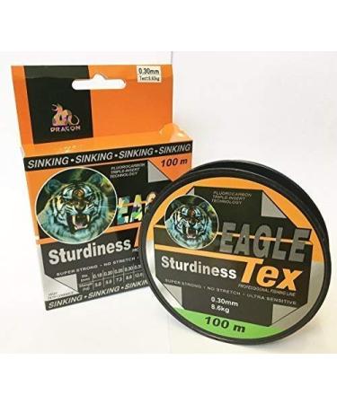 Fluorocarbon fishing line MONOFILE line in various strengths. 0.30mm