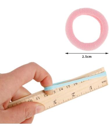 100pcs Hair Ties for Toddler Girls Soft Elastic Hair Ties Bands Mini Hairbands Ponytail Holders Seamless Hair Bands for Baby Kids (Assorted Colors) - Buy Online on GoSupps.com
