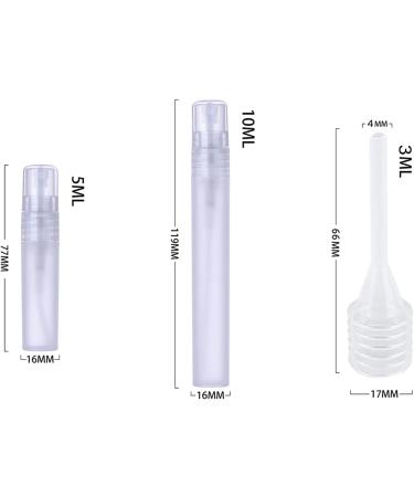 5ml Refillable Frosted Spray Bottle - Mini Perfume Atomizer for Travel & Makeup | Includes 2 Fillers - Buy Online on GoSupps.com