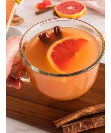 Dried Grapefruit Half Slices Wheels - 100% Natural, 40g | Garnish for Cocktails, Cakes, Fruit Tea & Decor, Gluten Free - Buy Online on GoSupps.com