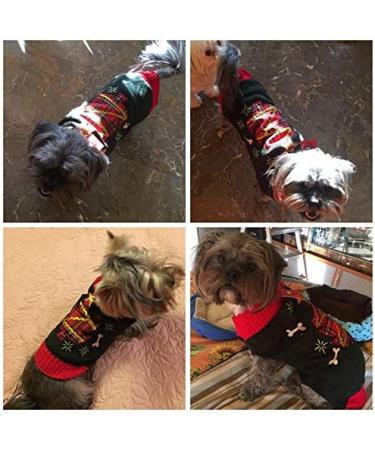 Christmas Dog Sweater - Cozy Turtleneck Knitwear for Puppies & Dogs | Perfect Gift & Holiday Party Apparel - Buy Online on GoSupps.com