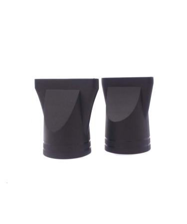 2Pcs Non-Universal Hair Dryer Nozzle Black Plastic Drying Cover Hair Dryer Diffuser Blow Flat Hair Drying Nozzle Narrow Concentrator Replacement Special for Outer Diameter 4.5cm-4.6cm Hair Dryer