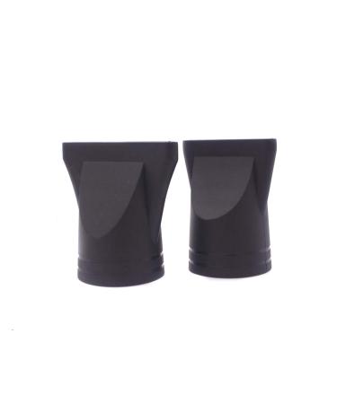 2 Pcs Black Professional Hair Dryer Nozzle Hair Dryer Nozzle Accessories for 4.5cm Hair Dryer 2 Sizes