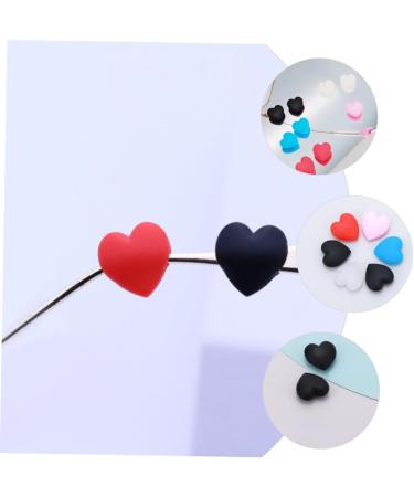 15 Pairs Glasses Ear Hooks - Eyeglass Stoppers & Silicone Cushions for Comfort | Universal Grips for Kids & Adults - 1.4x1.3cm Black - Buy Online on GoSupps.com