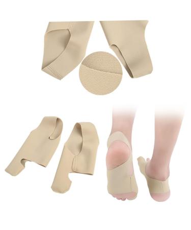 MAGICLULU 2pc Silicone Gel Socks Hammer Support Bunion Relief Sleeves Overlapping Hammer Cushion Bunion Straightener Sports Men and Women