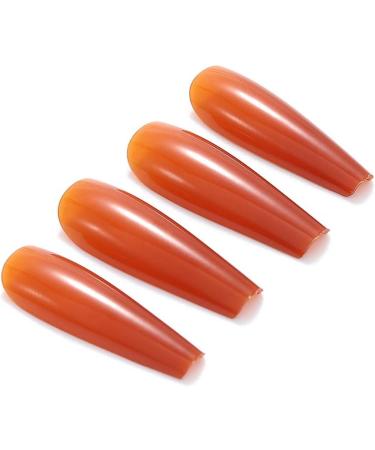 Coffin False Nails Press on Nails French Long Fake Nails Ballerina Acrylic Stick on Nails 24pcs for Women and Girls (Color : Pink Size : H) - Buy Online on GoSupps.com